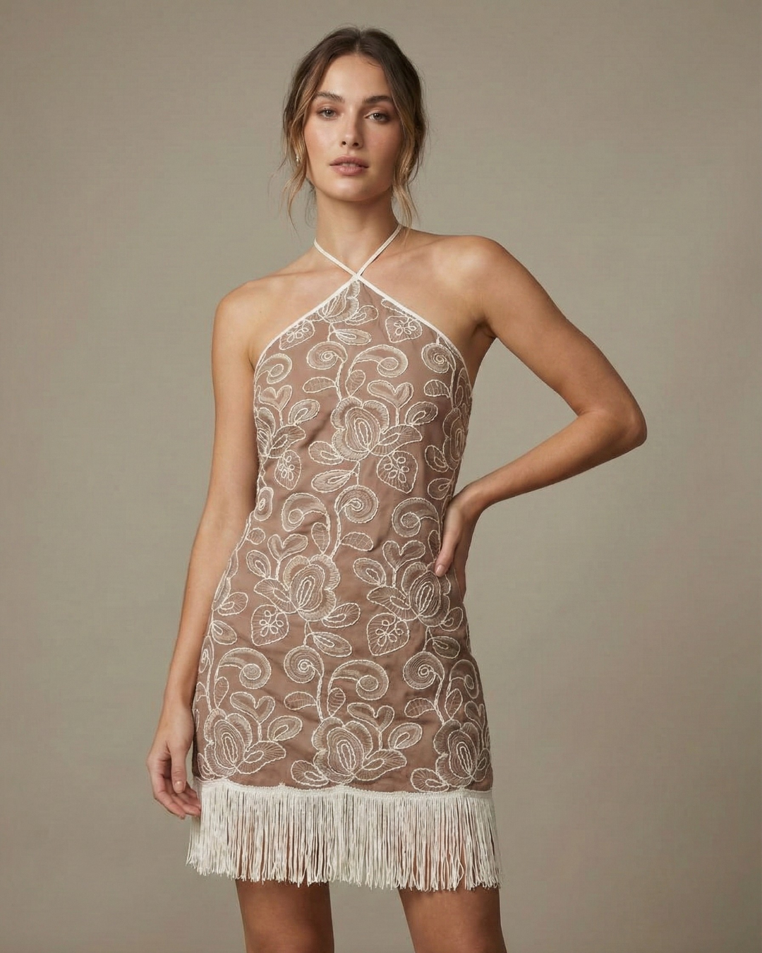 Sand Moon Mini Dress