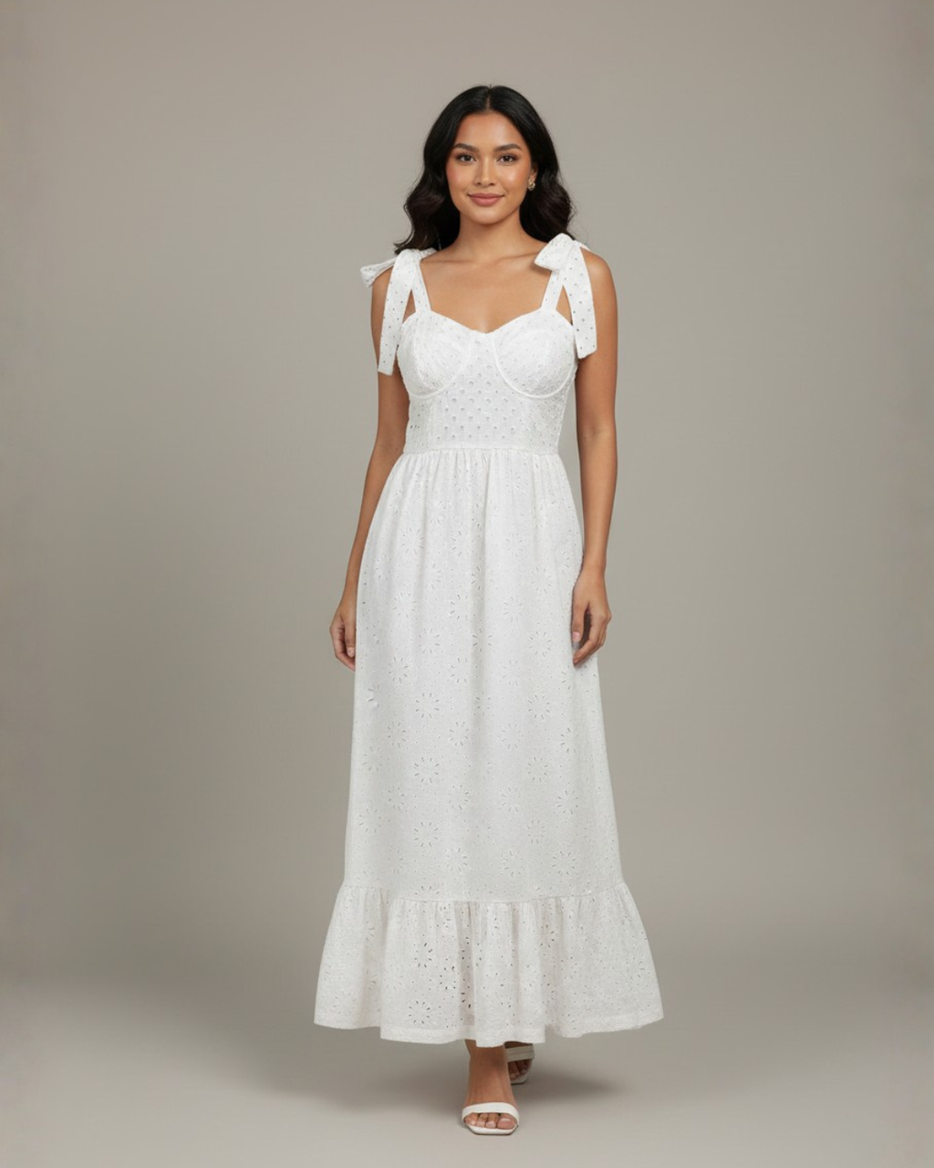 Brisa Blanca Maxi Dress